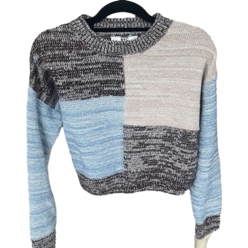 Madden NYC colorblock sweater